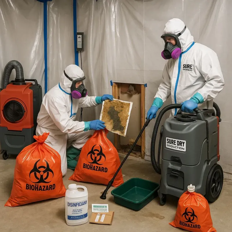 Contaminated Water Handling Protocols process in Bismarck, ND