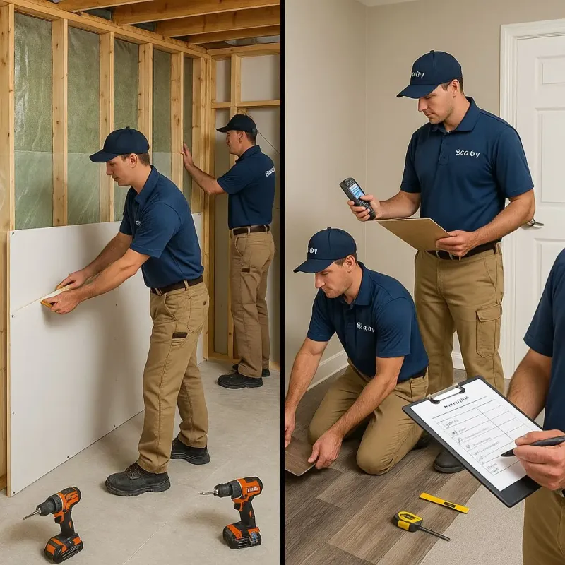 Repairs and Reconstruction process in Bismarck, ND
