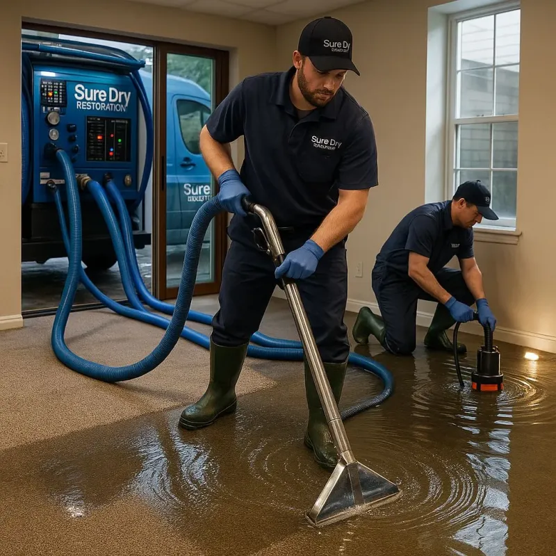 Water Extraction and Removal process in Bismarck, ND